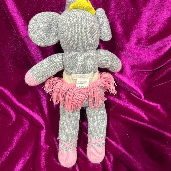 BlaBla Josephine The Ballerina Elephant Plush Doll Stuffed Animal 15" - Picture 3 of 4